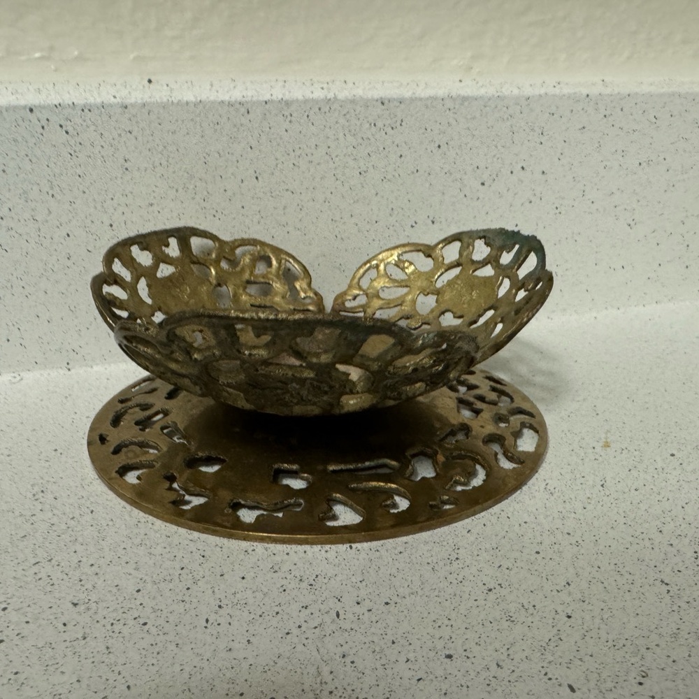 Vintage Brass Candle Holder /stand